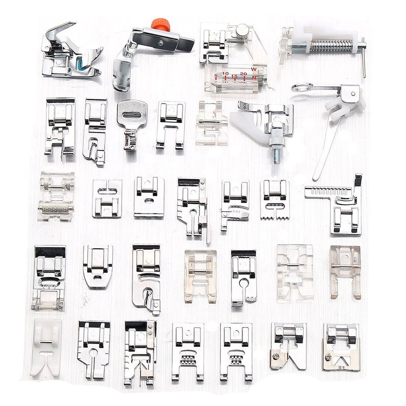 YEQIN Professional Domestic 52pcs Sewing Foot Sewing Machine Feet Presser Feet Set with Plastic Storage Box for Brother, Singer, Janome, Babylock,Toyota,New Home, and Kenmore Low Shank Sewing Machine - Image 3